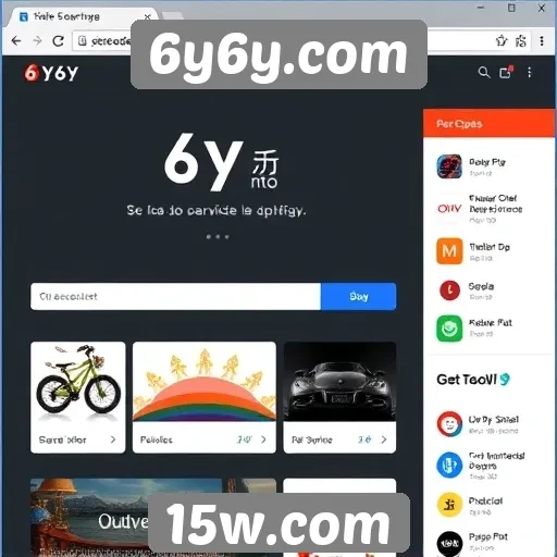 Mudanças na interface do usuário em 6y6y.com